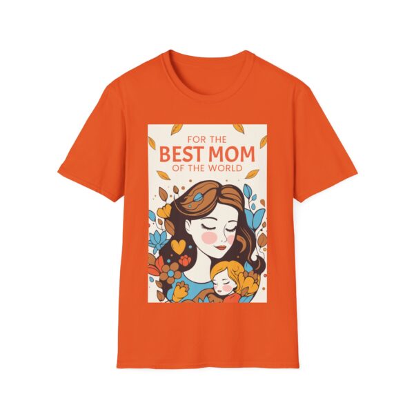 Best Mom T-Shirt-Unisex Softstyle Tee for Mother's Day